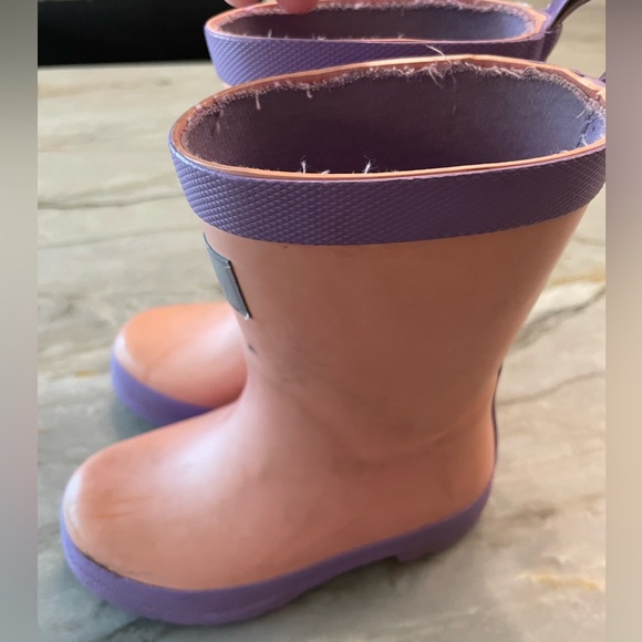 Harley Kids Rain Boots - used and well loved, but a lot of life left. Size 7 - Picture 4 of 6